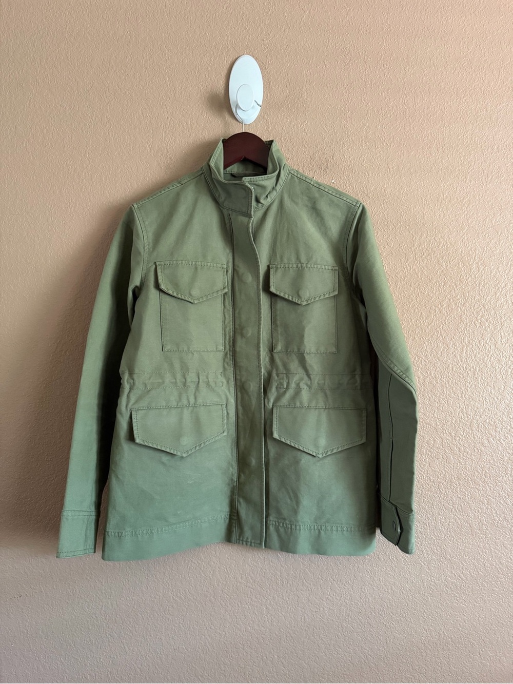 Everlane Khaki Green Utility Field Jacket Size XS - Picture 2 of 11